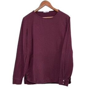 Circolo 1901 Heathered Long Sleeve Blouse